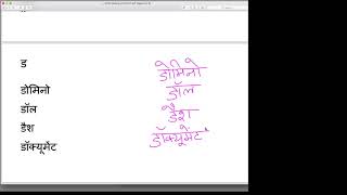 Hindi Reading Practice -Letter 