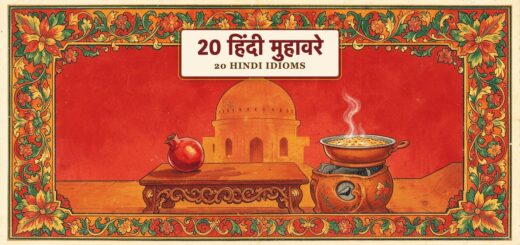 20 हिंदी मुहावरे हिंदी और अंग्रेज़ी अर्थ सहित I Hindi idioms with English and Hindi Explanation.