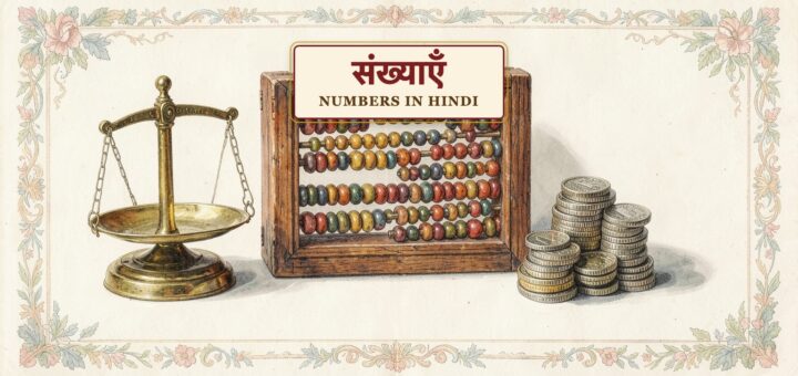 Numbers संख्या हिंदी में