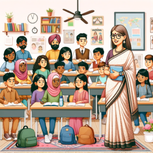 Dall·e 2024-01-02 16.54.12 - Colored Illustration Of A Classroom Scene 