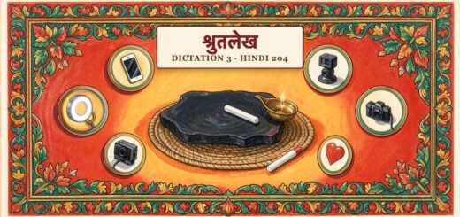 Dictation 3 (Hindi 204)