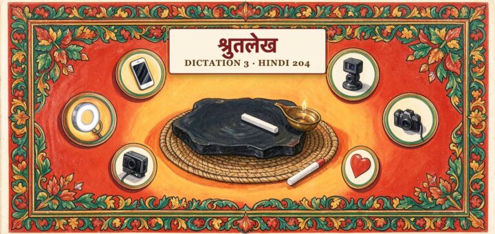 Dictation 3 (Hindi 204)