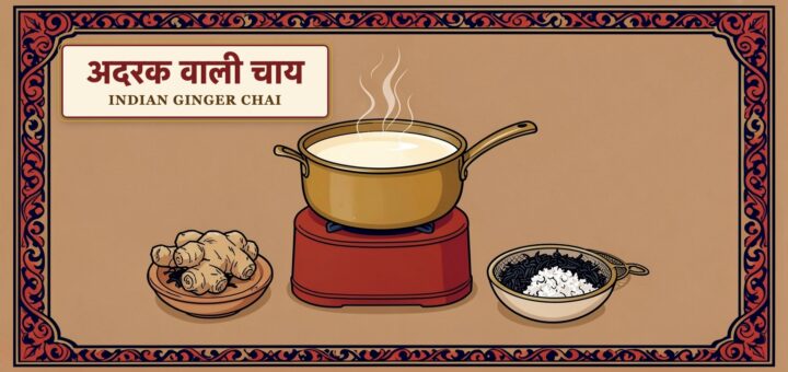 How to Make One Cup of Indian Ginger Chai