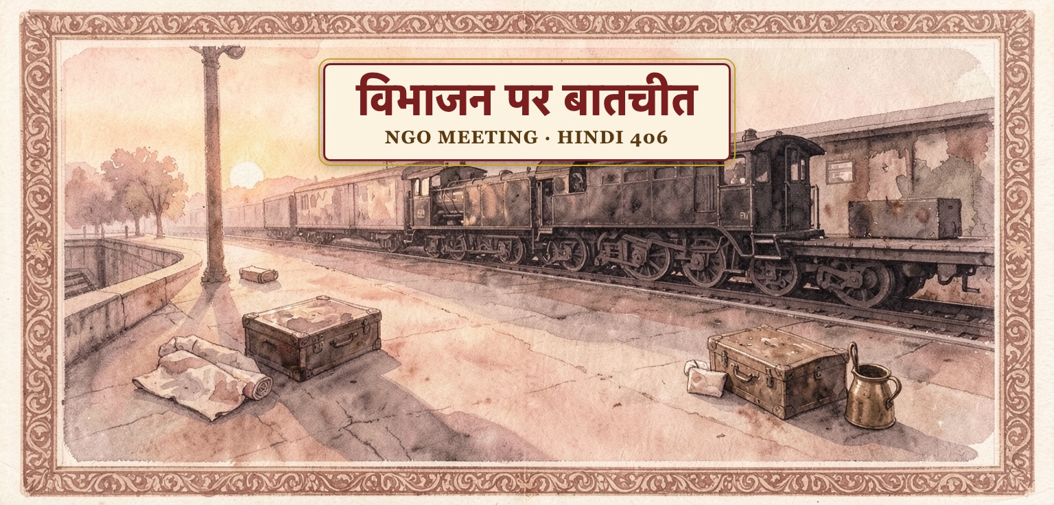 NGO meeting (Hindi 406)