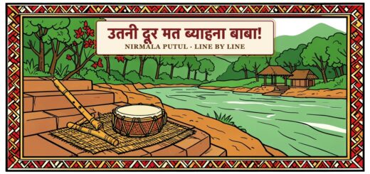 उतनी दूर मत ब्याहना बाबा! – निर्मला पुतुल · Line by line in English